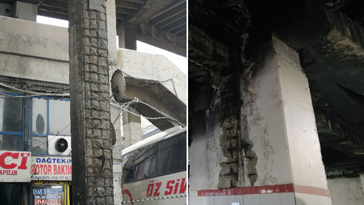 Kahramanmaraş merkezli 6 Şubat'taki depremlerin ardından İstanbul'da yapıların dayanıklılığı konusunda tartışmalar devam ederken her gün binlerce insanın kullandığı Büyük İstanbul Otogarı'nın son durumu gündeme geldi.