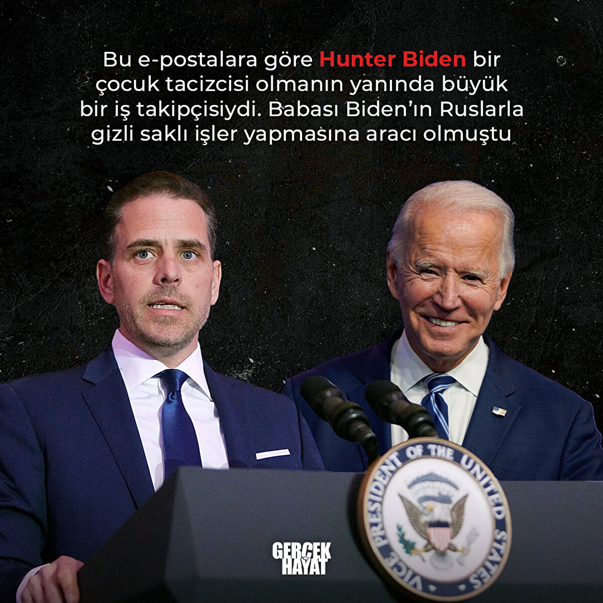 Babası Biden’ın Ruslarla gizli saklı işler yapmasına aracı olmuştu