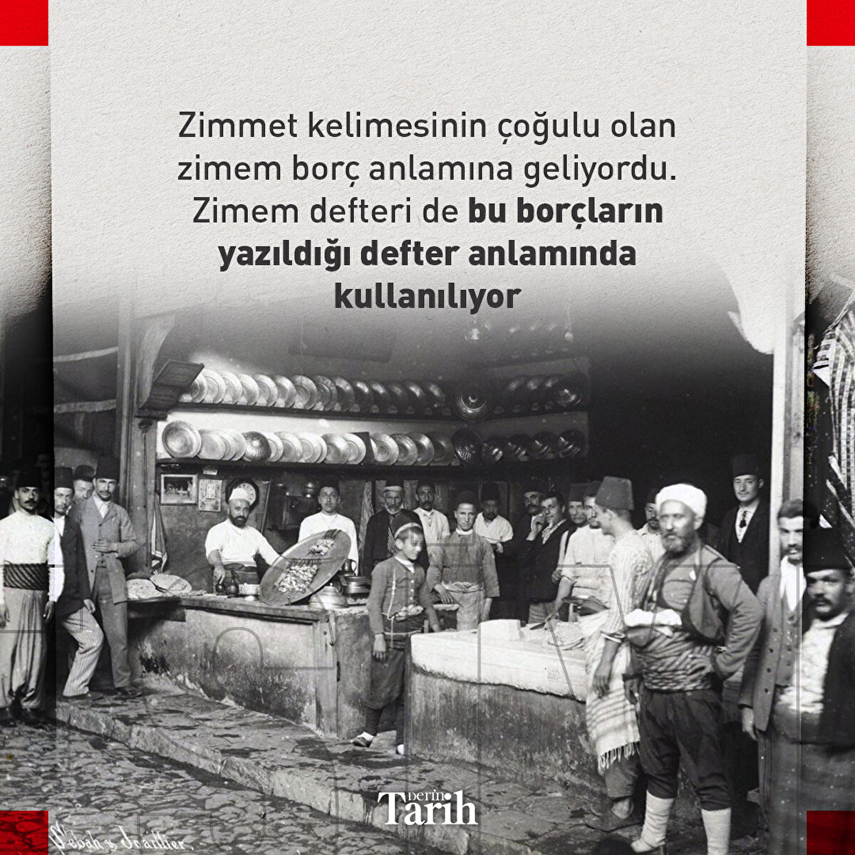 Zimmet kelimesinin çoğulu olan zimem borç anlamına geliyordu. Zimem defteri de bu borçların yazıldığı defter anlamında kullanılıyor