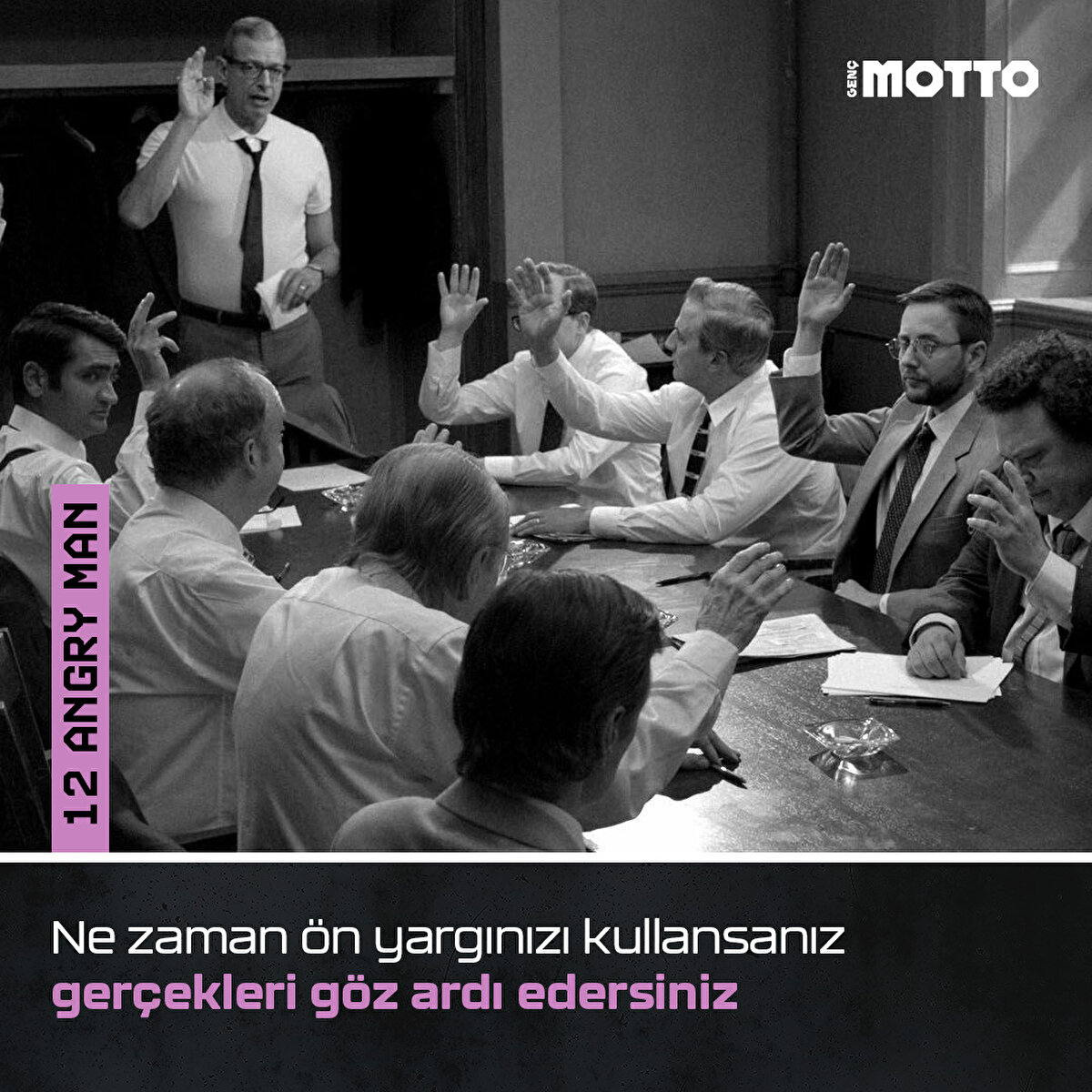 Ne zaman ön yargınızı kullansanız gerçekleri göz ardı edersiniz

12 Angry Man