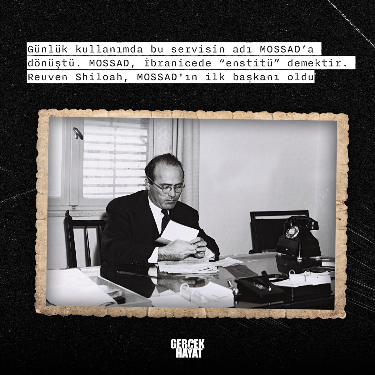 Reuven Shiloah, MOSSAD'ın ilk başkanı oldu