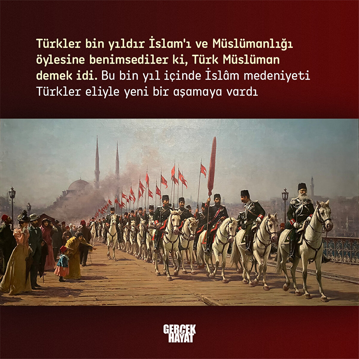 Bu bin yıl içinde İslâm medeniyeti Türkler eliyle yeni bir aşamaya vardı