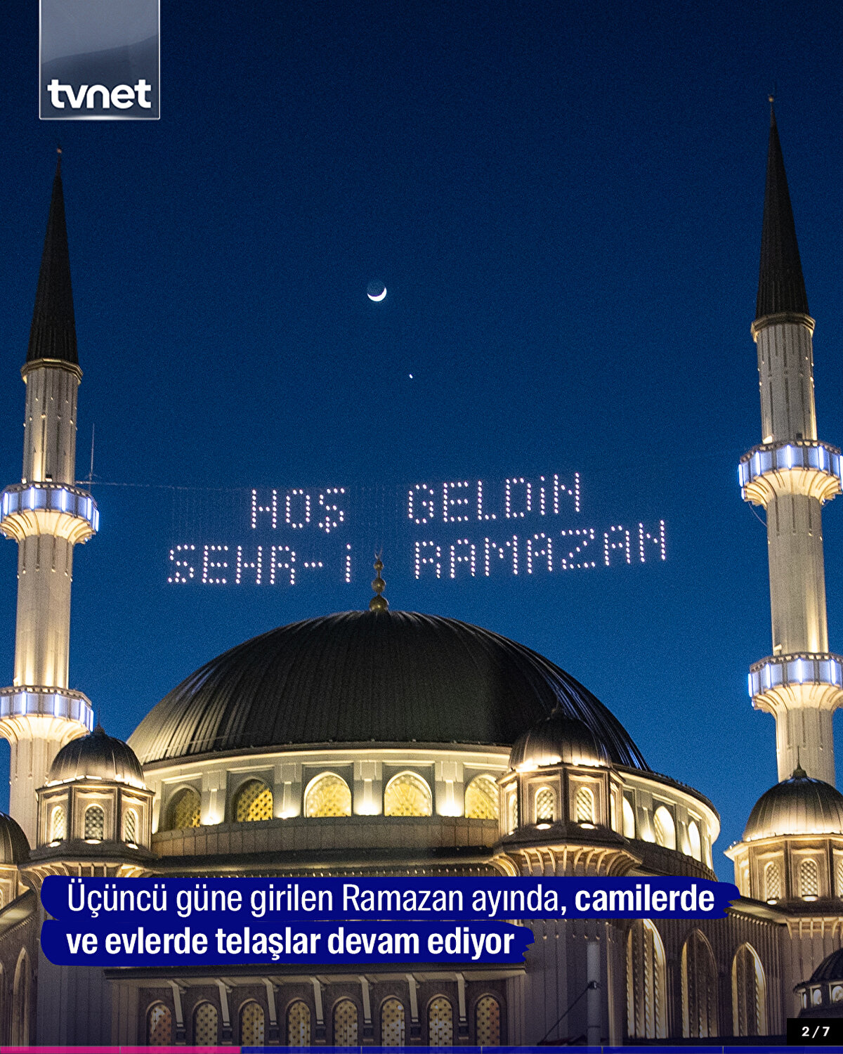 Üçüncü güne girilen Ramazan ayında, camilerde ve evlerde telaşlar devam ediyor