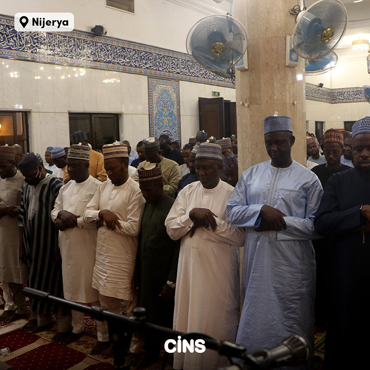 Nijerya'da topluca Teravih Namazı kılındı