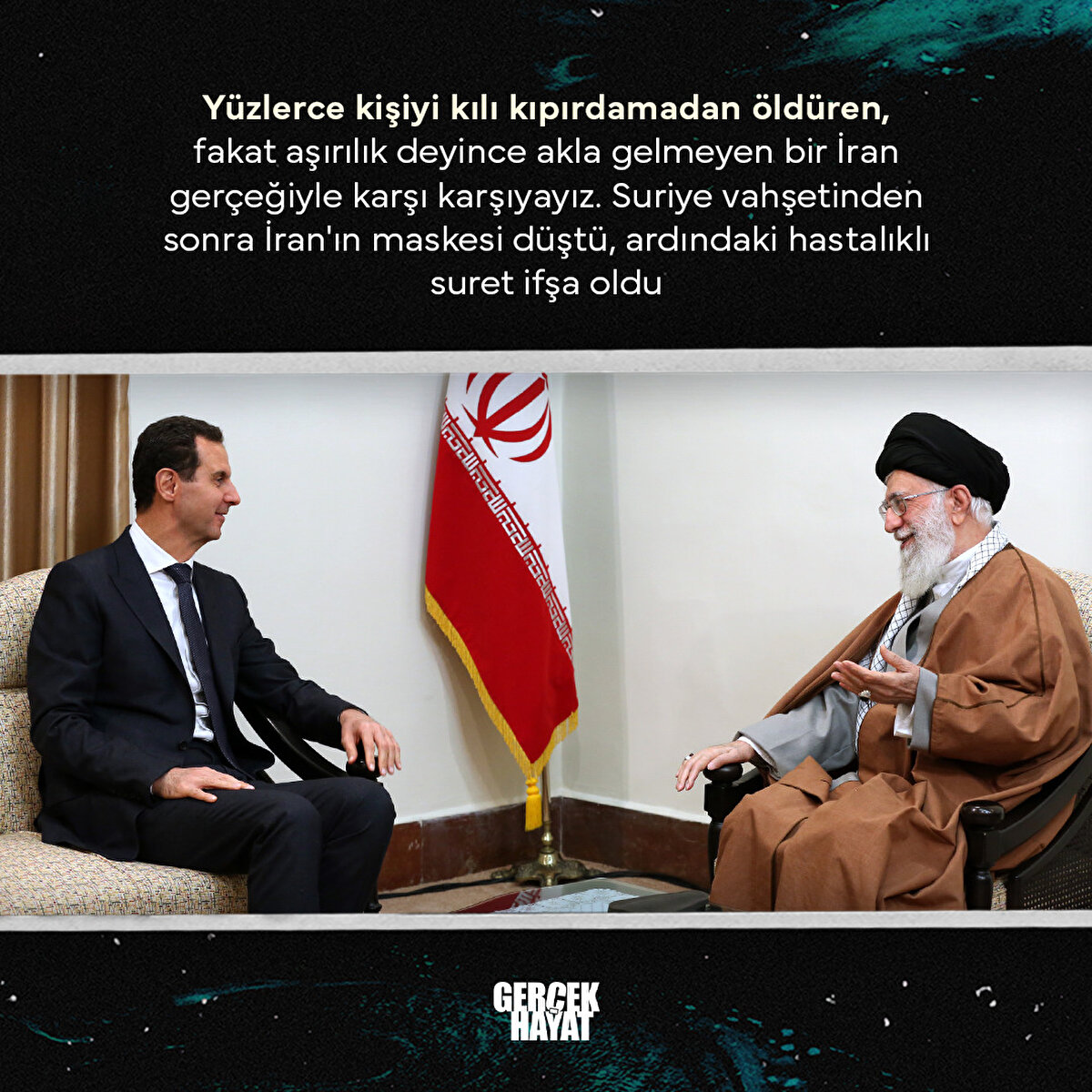 Suriye vahşetinden sonra İran'ın maskesi düştü, ardındaki hastalıklı suret ifşa oldu