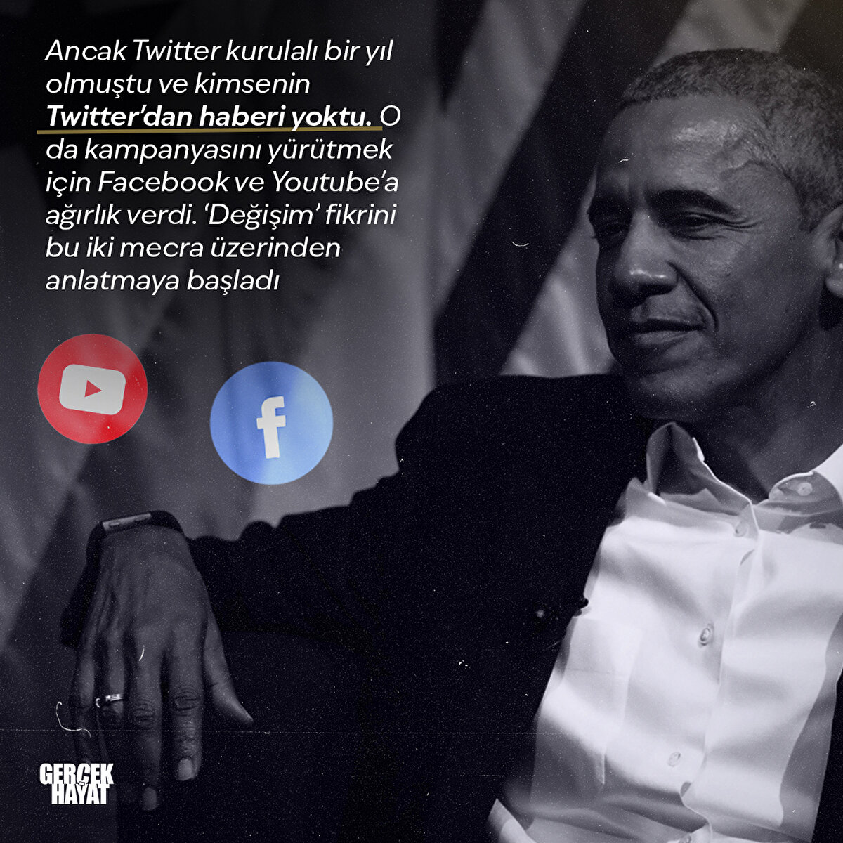 ‘Değişim’ fikrini bu iki mecra üzerinden anlatmaya başladı