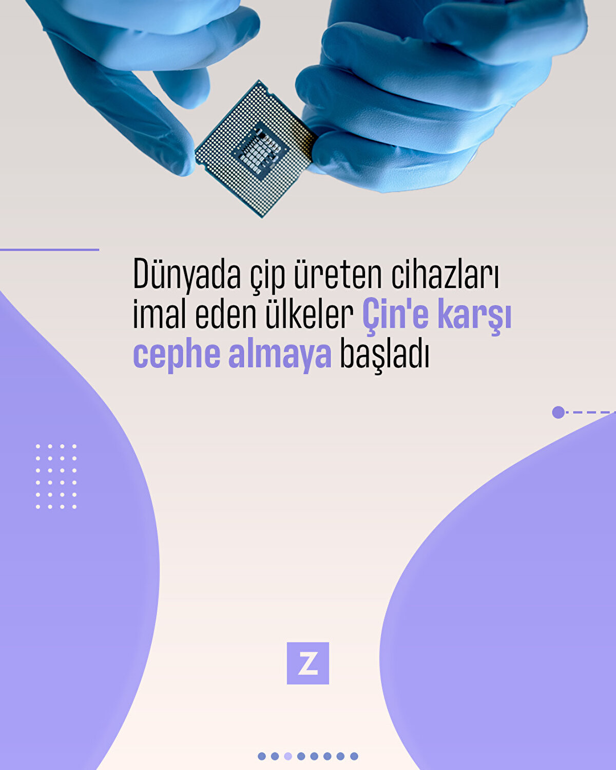 Dünyada çip üreten cihazları imal eden ülkeler Çin'e karşı cephe almaya başladı