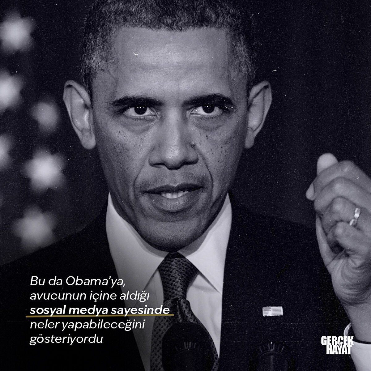 Bu da Obama’ya, avucunun içine aldığı sosyal medya sayesinde neler yapabileceğini gösteriyordu