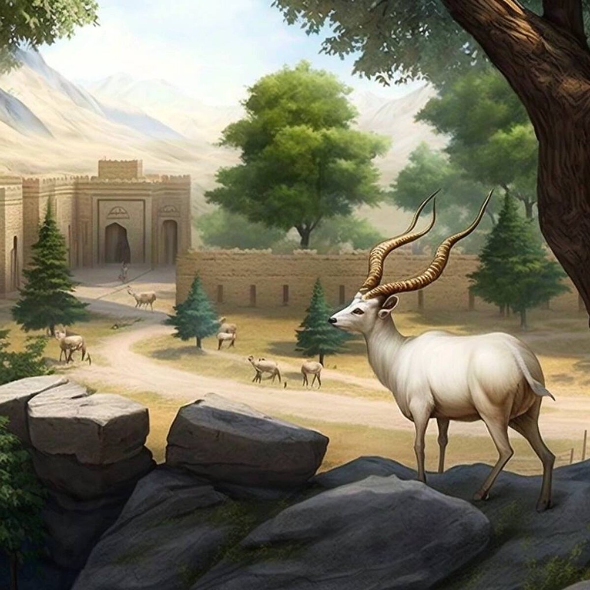 Babürname'de yer alan detaylı tasvirlerden yola çıkan yapay zeka kentleri, yerleri, halkın günlük yaşam yerlerini ve kıyafetlerini, savaş alanlarını, olayları ve tarihteki liderleri resimlemeye başladı.