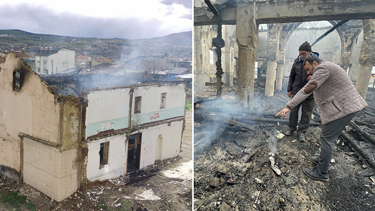 Aksaray Mahallesi'nde bulunan camide, üç gün önce çıkan yangın itfaiye ekiplerince söndürüldü.<br>