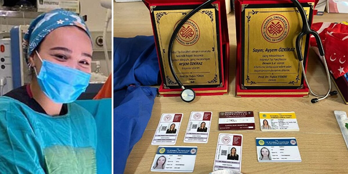 Çerkezköy Devlet Hastanesi'nde kendisini "pratisyen hekim" olarak tanıtan, sahte diploma ile görev yaptığı anlaşılınca tutuklanan ve hakkında 13 yıla kadar hapis istemiyle dava açılan 21 yaşındaki Ayşe Özkiraz'ın beşinci duruşmasında tahliyesine karar verilmişti.