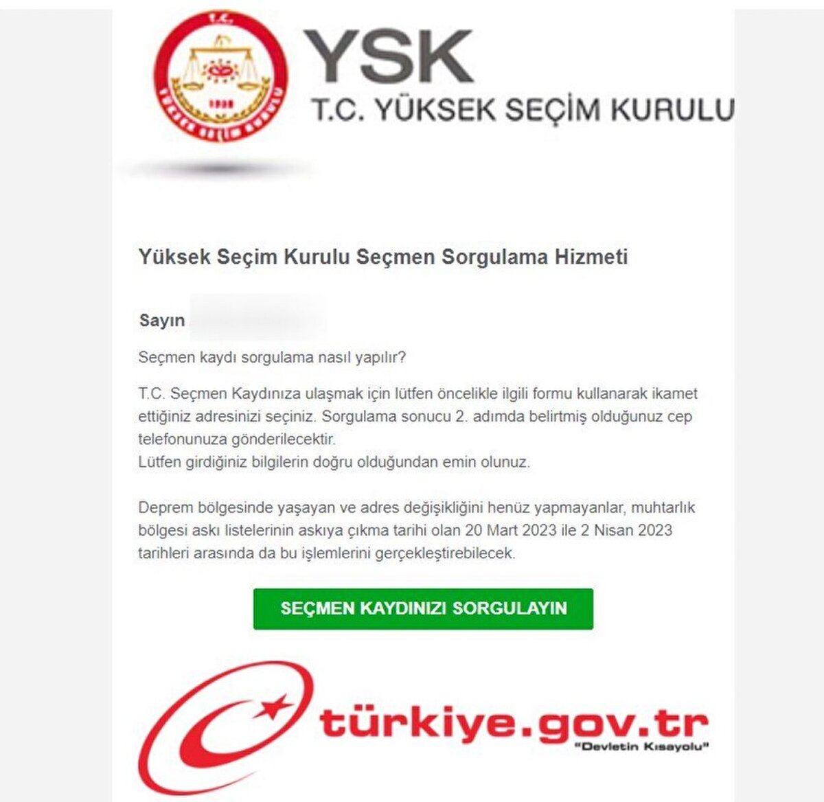 “BTK'YA ŞİKAYETTE BULUNABİLİRLER " <br>Tüketici Konfederasyonu Başkanı Aydın Ağaoğlu ise mağdur olan vatandaşların BTK'ya şikayette bulunmaları gerektiğini belirterek, “Bir takım vatandaşların faydalanması gereken sitelerin taklidi yapılıyor. Şimdi seçim yaklaşınca bu yöntem moda oldu. Bunlar bir uygulama. Devletin resmi kurumu gibi mail atıp mesaj atıyorlar. İnsanlar sorgulama yapmak için bilgileri girdiği zaman reklam açılıyor. Aylık para talep ediyorlar, bu uygulamalar para kazanma amaçlı. Birtakım abonelikler ile tüketiciyi mağdur edebiliyorlar. BTK bu yönde bir düzenleme yaptı. Bu düzenlemeye göre şifre girmediği halde tüketiciye herhangi bir bedel yansıtılırsa kesinlikle tüketici BTK'ya şikâyette bulunabilir. Tüketici Hakem Heyeti'ne de başvuru yaparak iptalini de sağlayabilir. BTK'nın yaptığı düzenlemeye göre, Telekomünikasyon şirketleri bu tür sistemlere izin veriyorlarsa bu sistemlerin mağduriyetlerinden de birinci derecede sorumludur. Tüketiciye hangi hizmet karşılığı ne sunulacağına ilişkin açık onay şartını BTK getirdi, bu nedenle tüketiciler korkmamalı ama bunun da yasaklanması lazım" şeklinde konuştu.