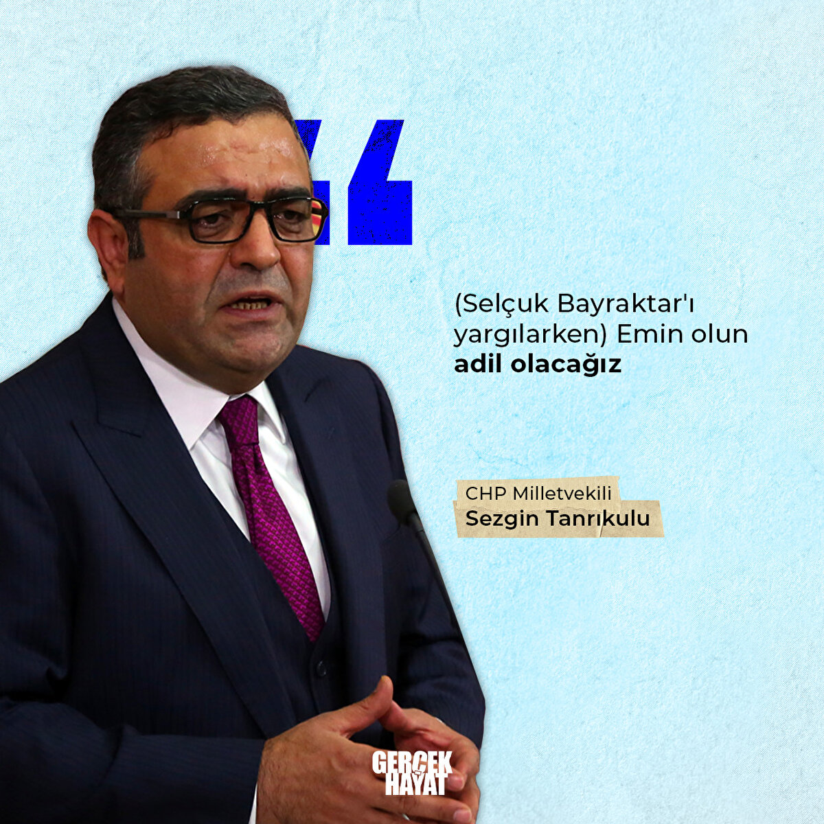 CHP Milletvekili Sezgin Tanrıkulu