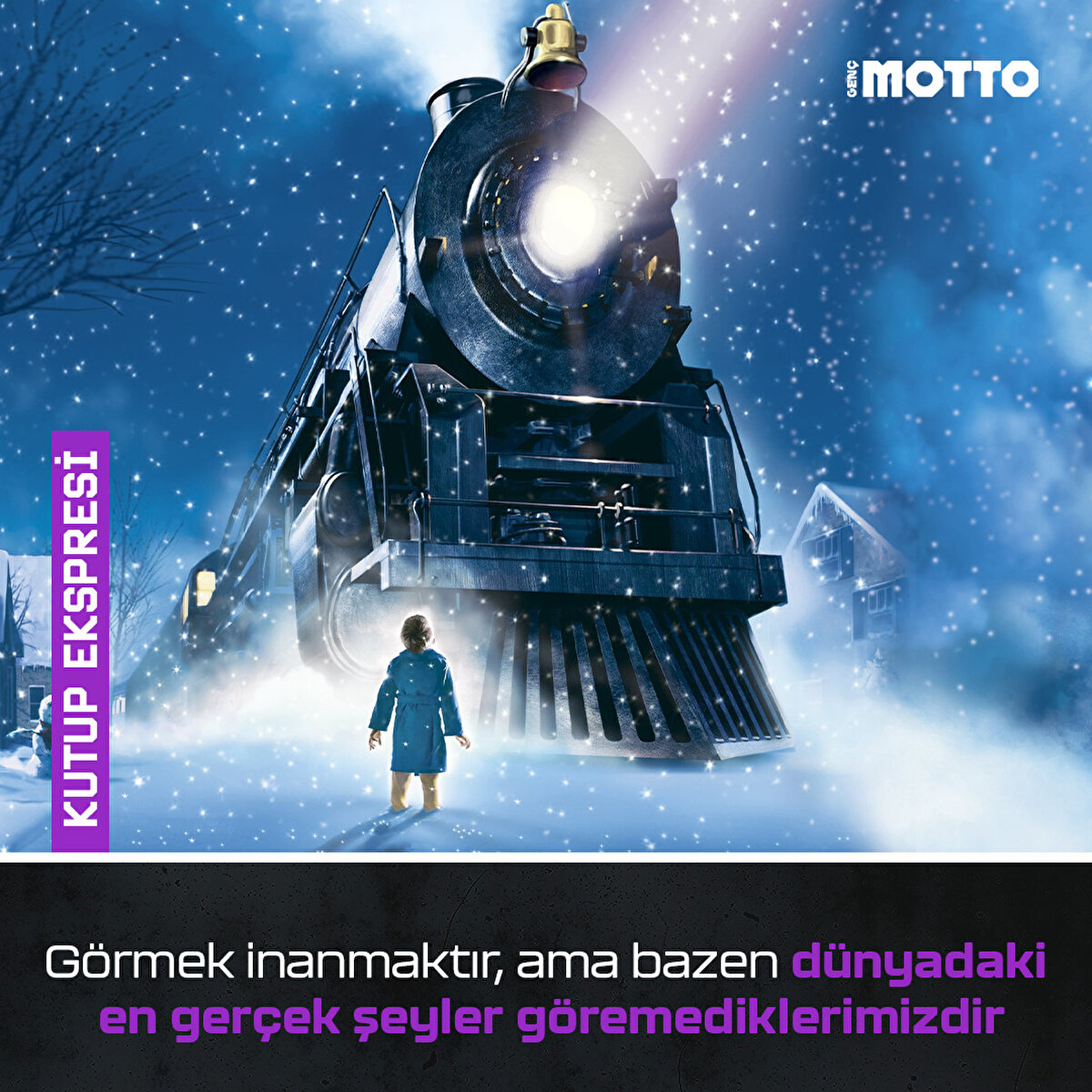 KUTUP EKSPRESİ
Görmek inanmaktır, ama bazen dünyadaki en gerçek şeyler göremediklerimizdir