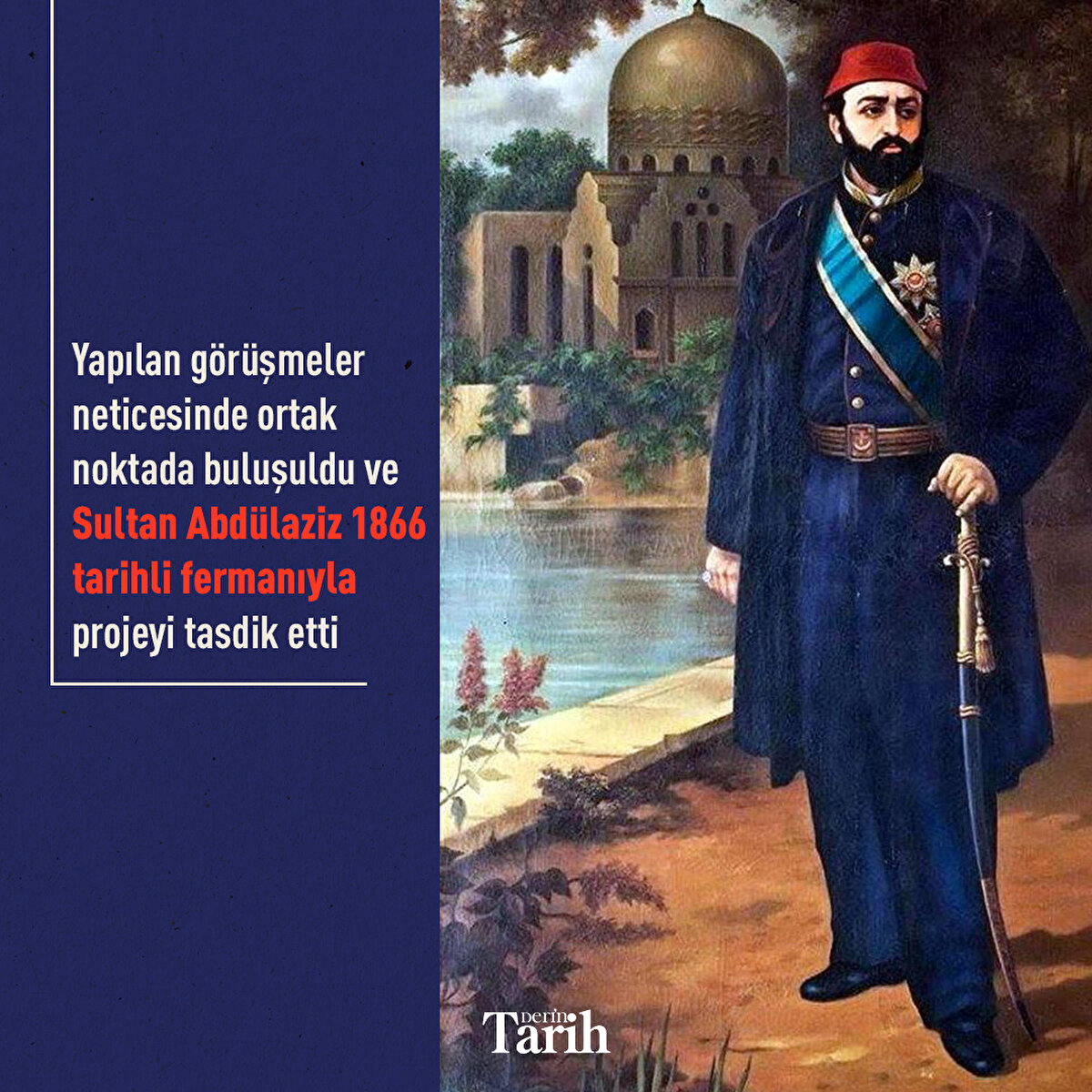 Yapılan görüşmeler neticesinde ortak noktada buluşuldu ve Sultan Abdülaziz 1866 tarihli fermanıyla projeyi tasdik etti