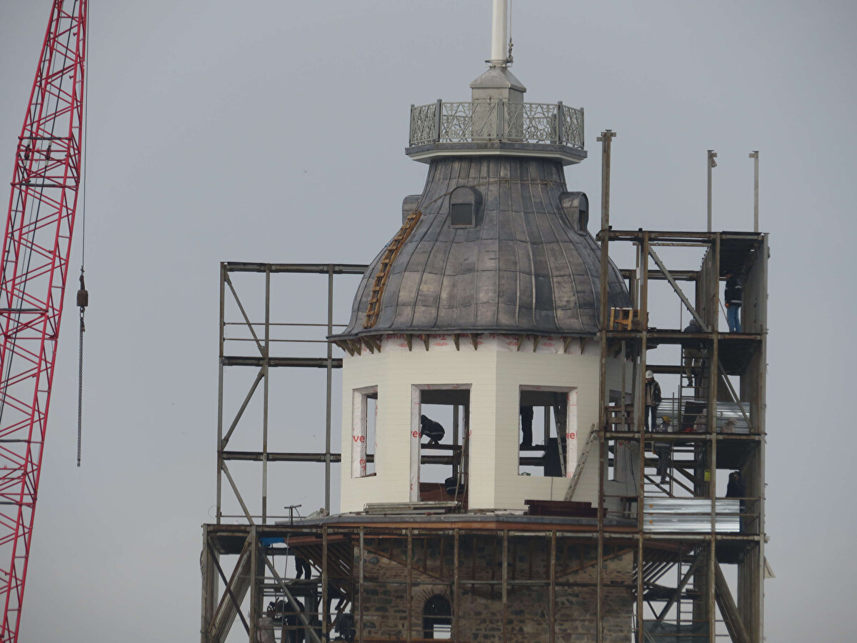 Ada bünyesinde gerçekleşen tahkim güçlendirme ve kule-kale mahallerindeki diğer imalatlar koordineli olarak devam edilmektedir" denilmişti.