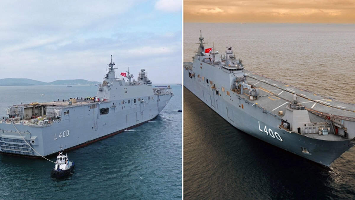 Türkiye'nin en büyük askeri gemisi TCG Anadolu, Cumhurbaşkanı Erdoğan'ın katılacağı törenle bugün Deniz Kuvvetleri Komutanlığına teslim edilecek. 