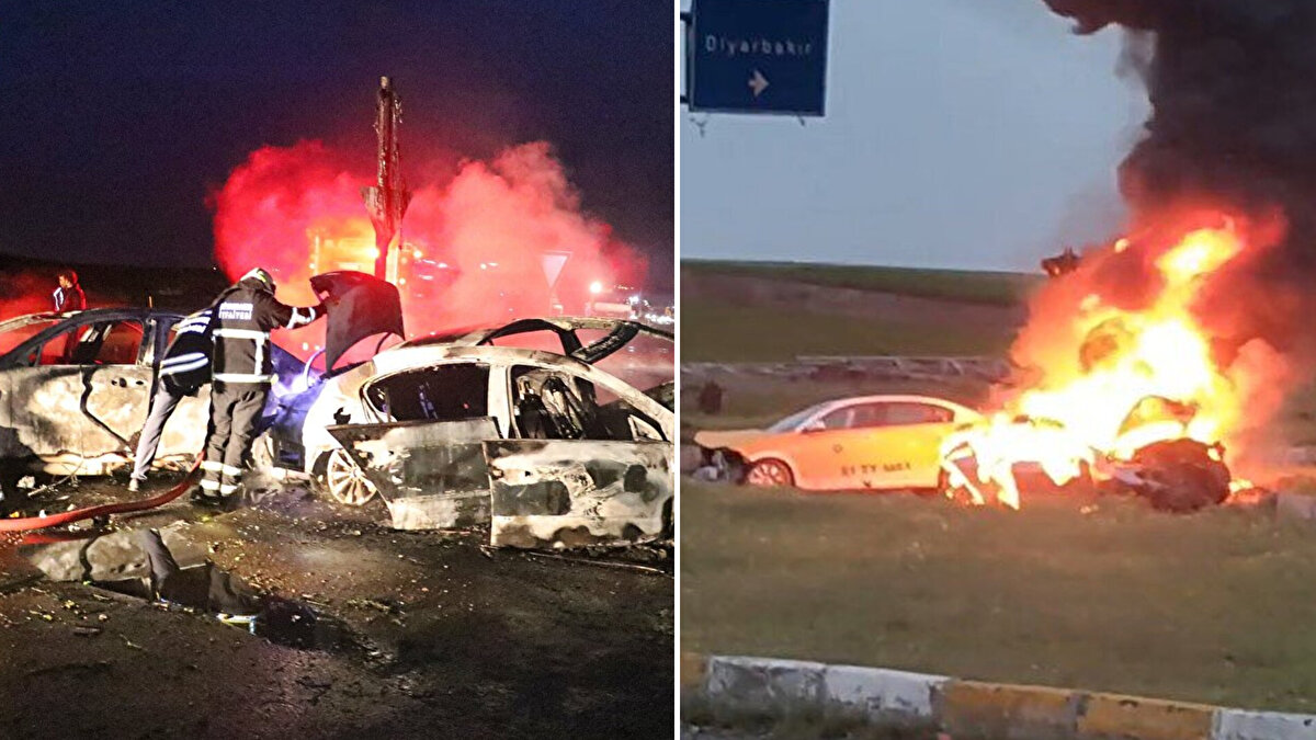 Kaza, akşam saatlerinde Diyarbakır- Silvan karayolu Üçyol kavşakta meydana geldi.