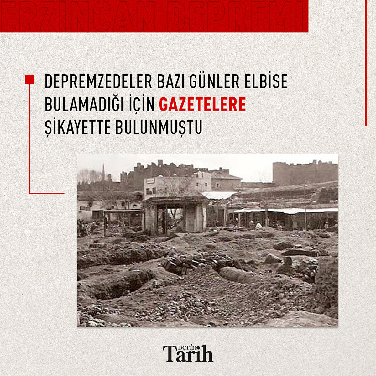 Depremzedeler bazı günler elbise bulamadığı için gazetelere şikayette bulunmuştu
