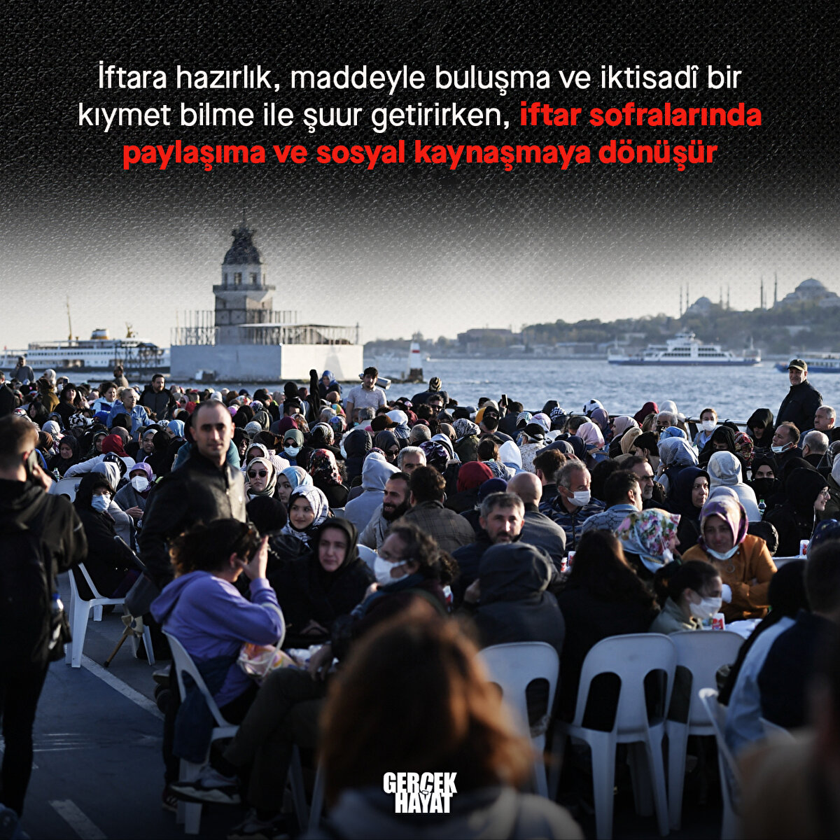 İftar sofralarında paylaşıma ve sosyal kaynaşmaya dönüşür