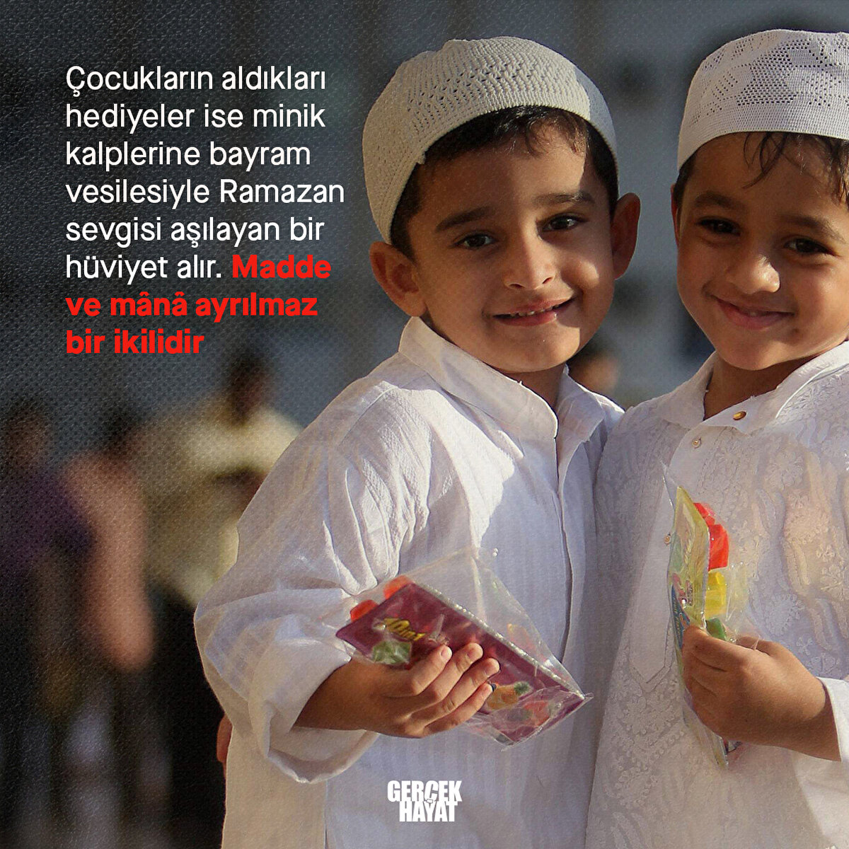 Madde ve mânâ ayrılmaz bir ikilidir