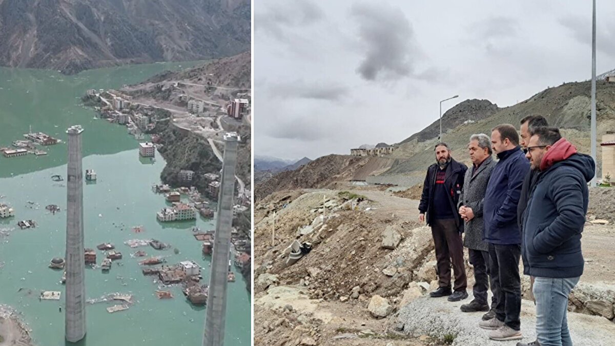 22 Kasım'da su tutmaya başlayan, Türkiye'nin en yüksek barajı Yusufeli Barajı'nda; su seviyesi, her geçen gün yükseliyor. 