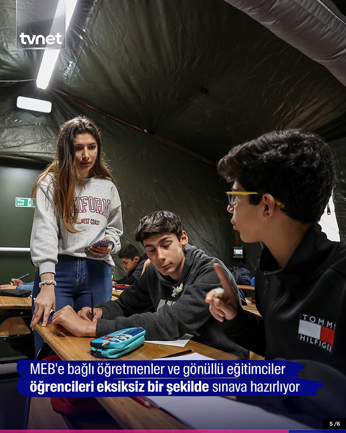 MEB'e bağlı öğretmenler ve gönüllü eğitimciler öğrencileri eksiksiz bir şekilde sınava hazırlıyor