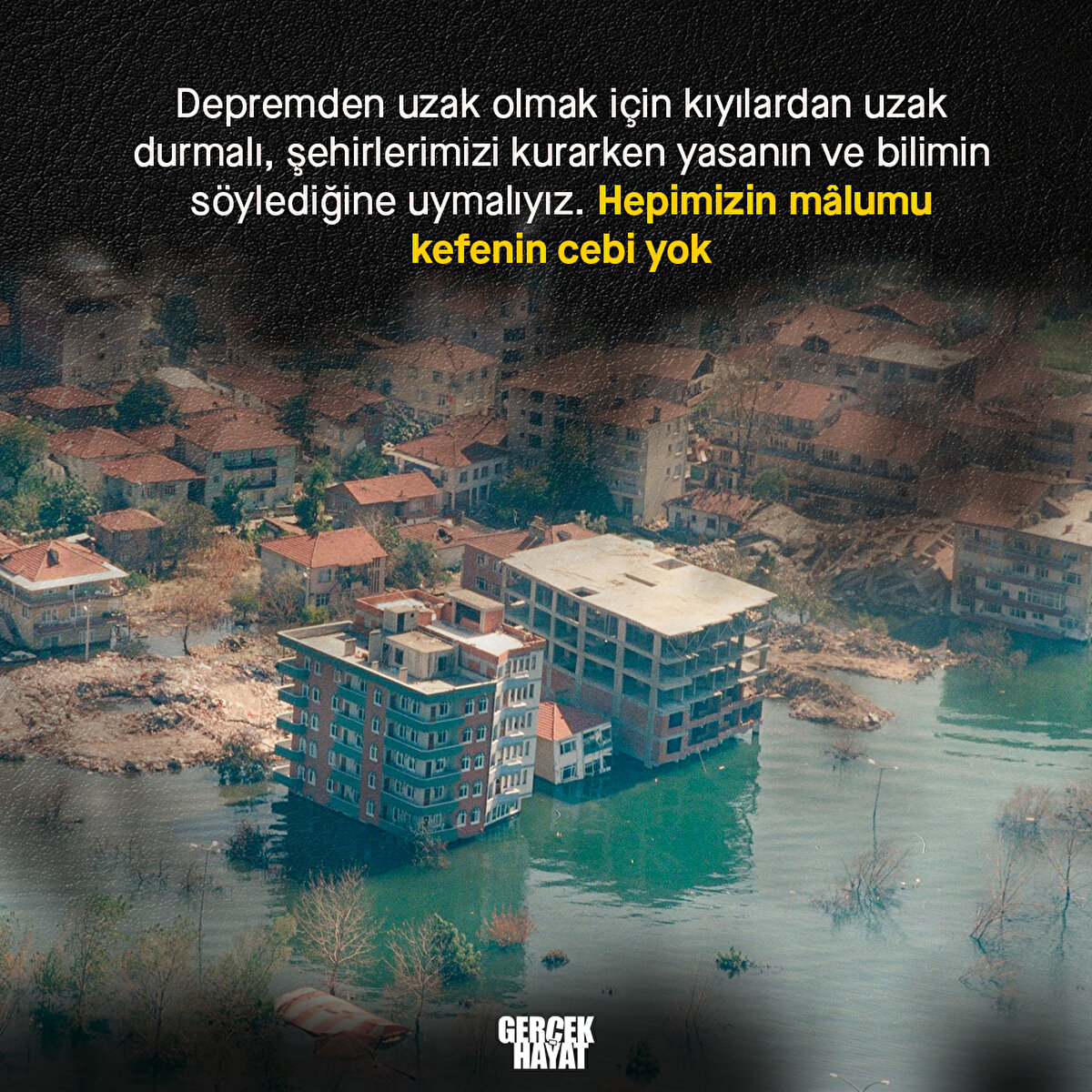 Hepimizin mâlumu kefenin cebi yok