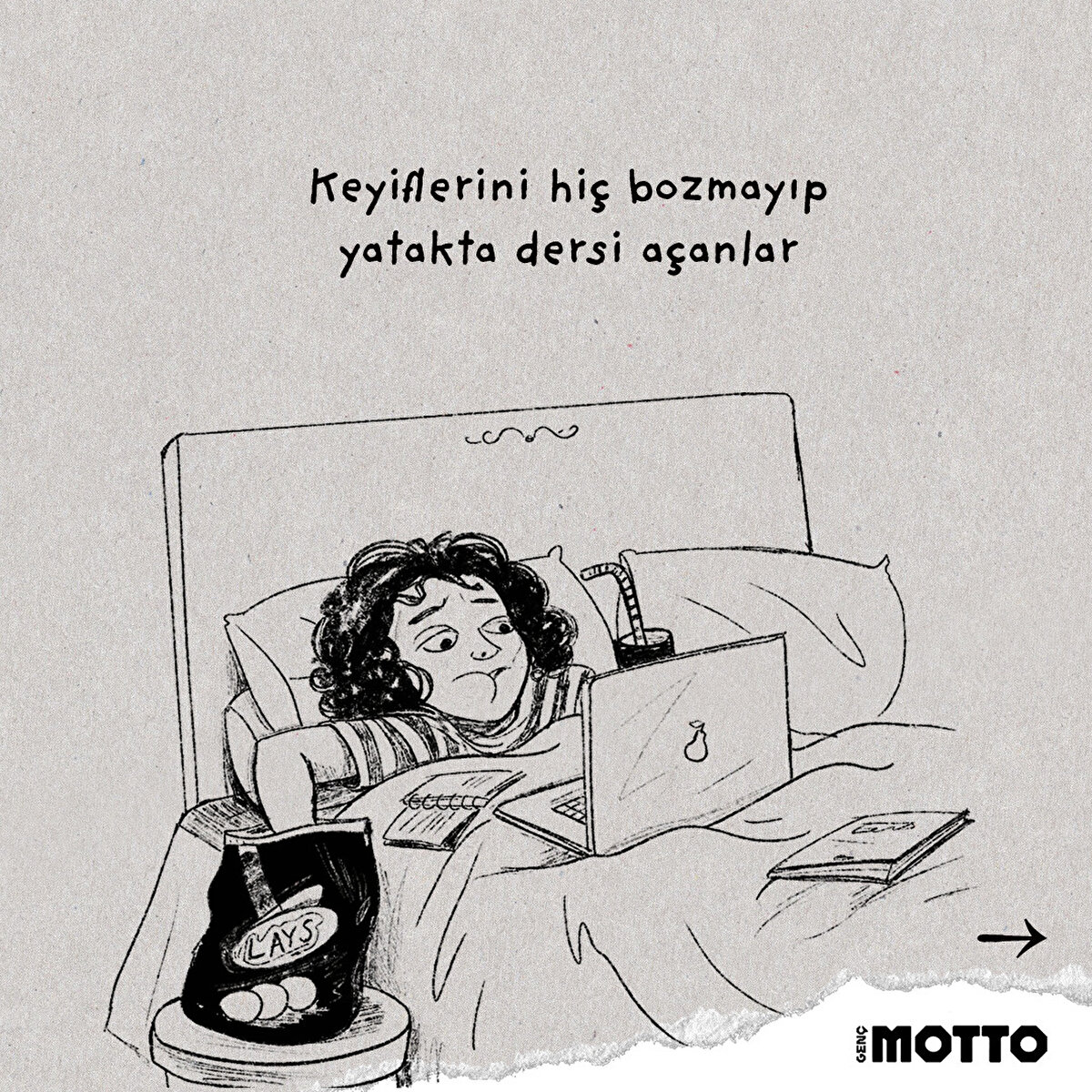Keyiflerini hi&#231; bozmayıp yatakta dersi a&#231;anlar 