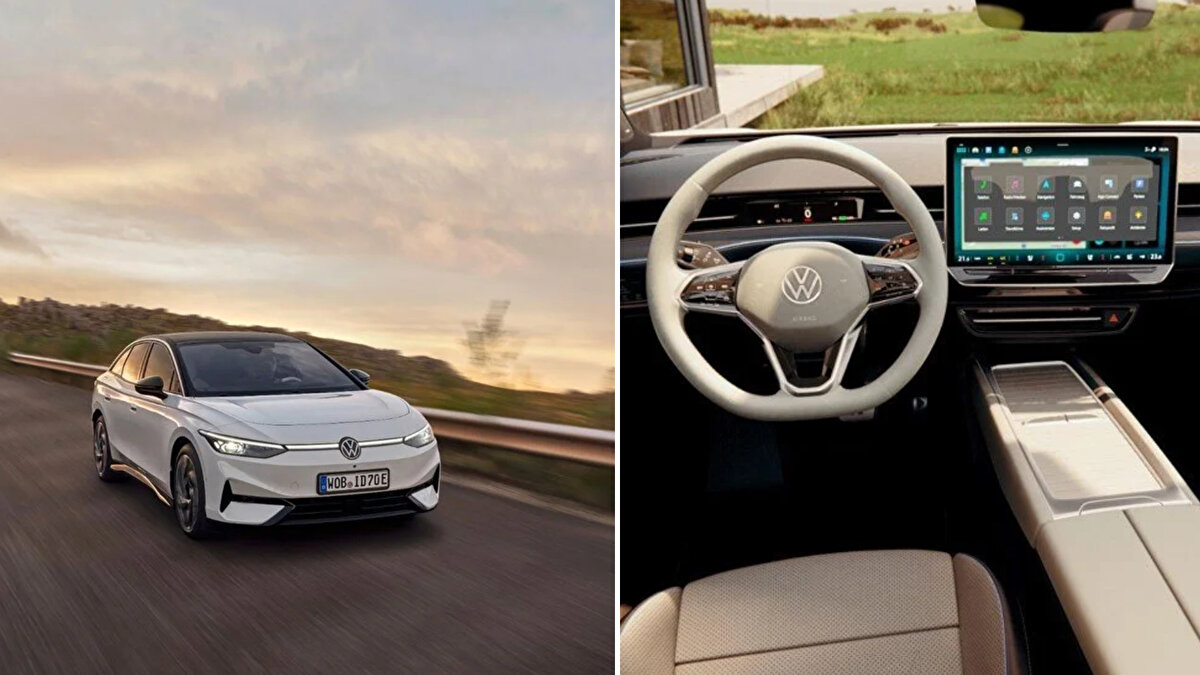 Üst orta sınıftaki ilk tamamen elektrikli Volkswagen modeli olan ID.7 tanıtıldı. Yeni ve daha verimli güç-aktarma ve aerodinamik tasarımla model 700 km’ye kadar menzil sağlıyor.<br>