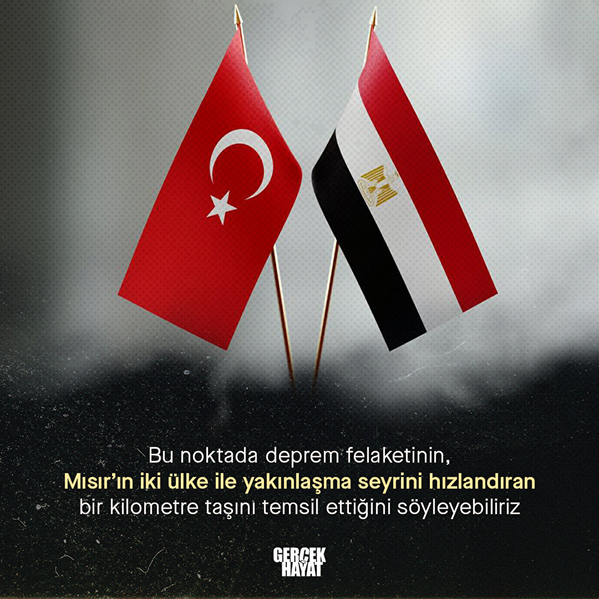 Deprem felaketinin, Mısır’ın iki ülke ile yakınlaşma seyrini hızlandıran bir kilometre taşını temsil ettiğini söyleyebiliriz