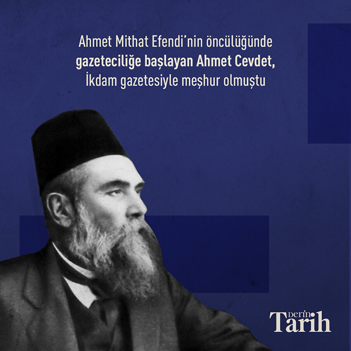 Ahmet Mithat Efendi’nin öncülüğünde gazeteciliğe başlayan Ahmet Cevdet, İkdam gazetesiyle meşhur olmuştu