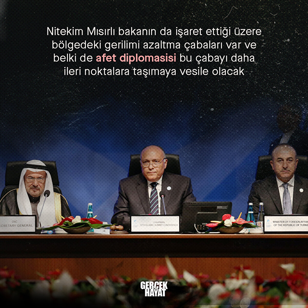 Belki de afet diplomasisi bu çabayı daha ileri noktalara taşımaya vesile olacak