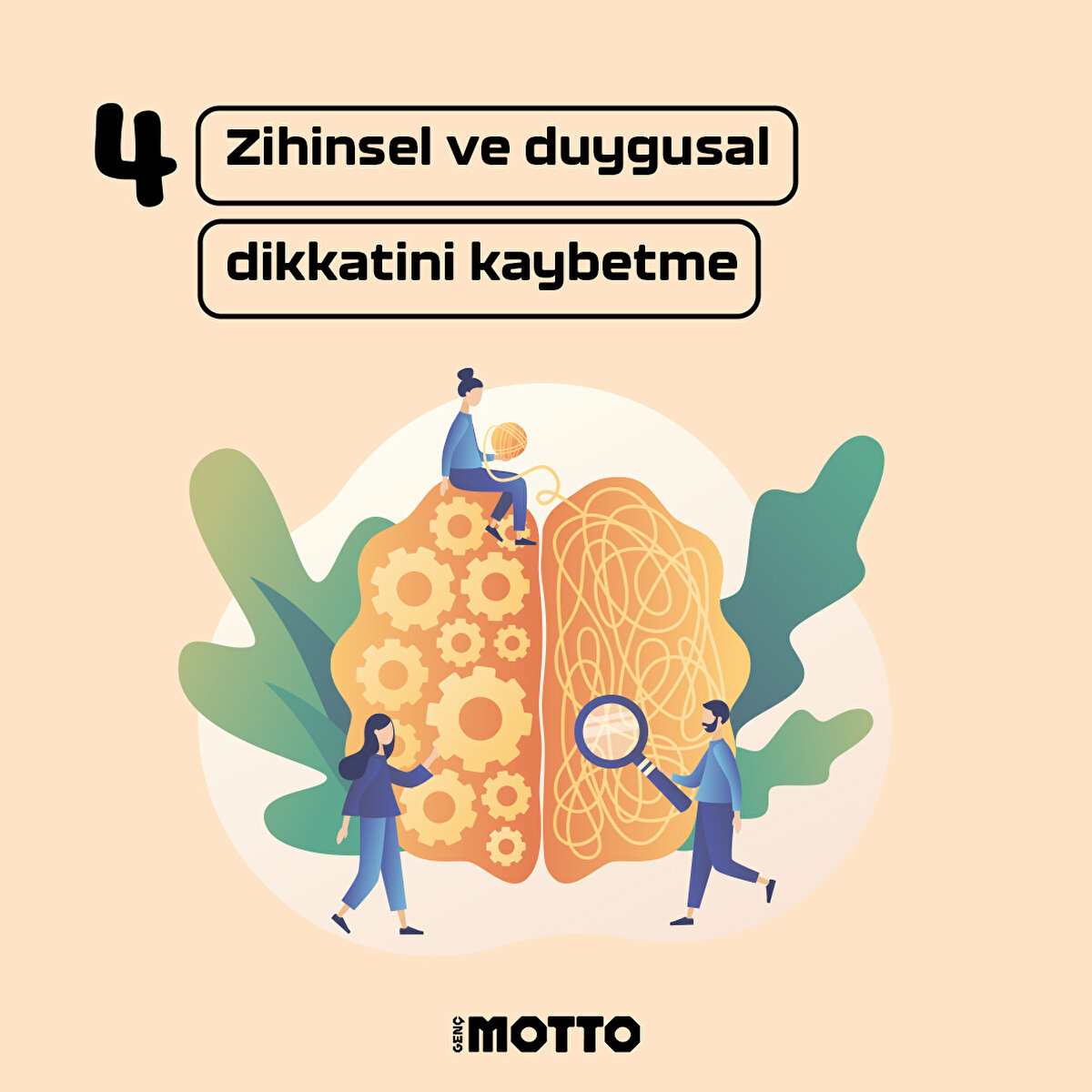 Zihinsel ve duygusal dikkatini kaybetme 