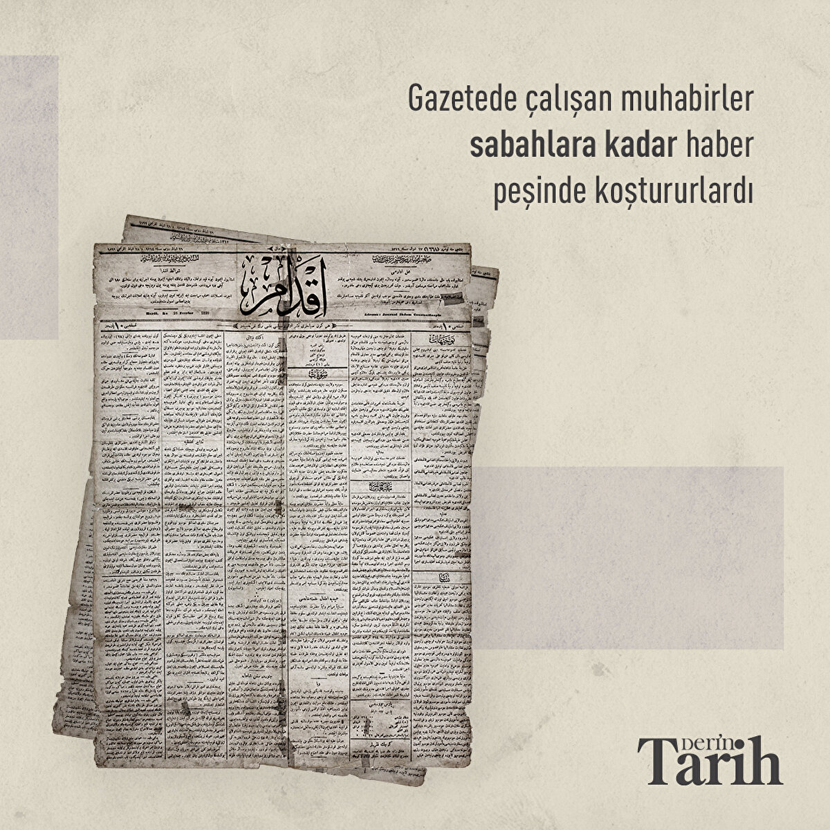 Gazetede çalışan muhabirler sabahlara kadar haber peşinde koştururlardı