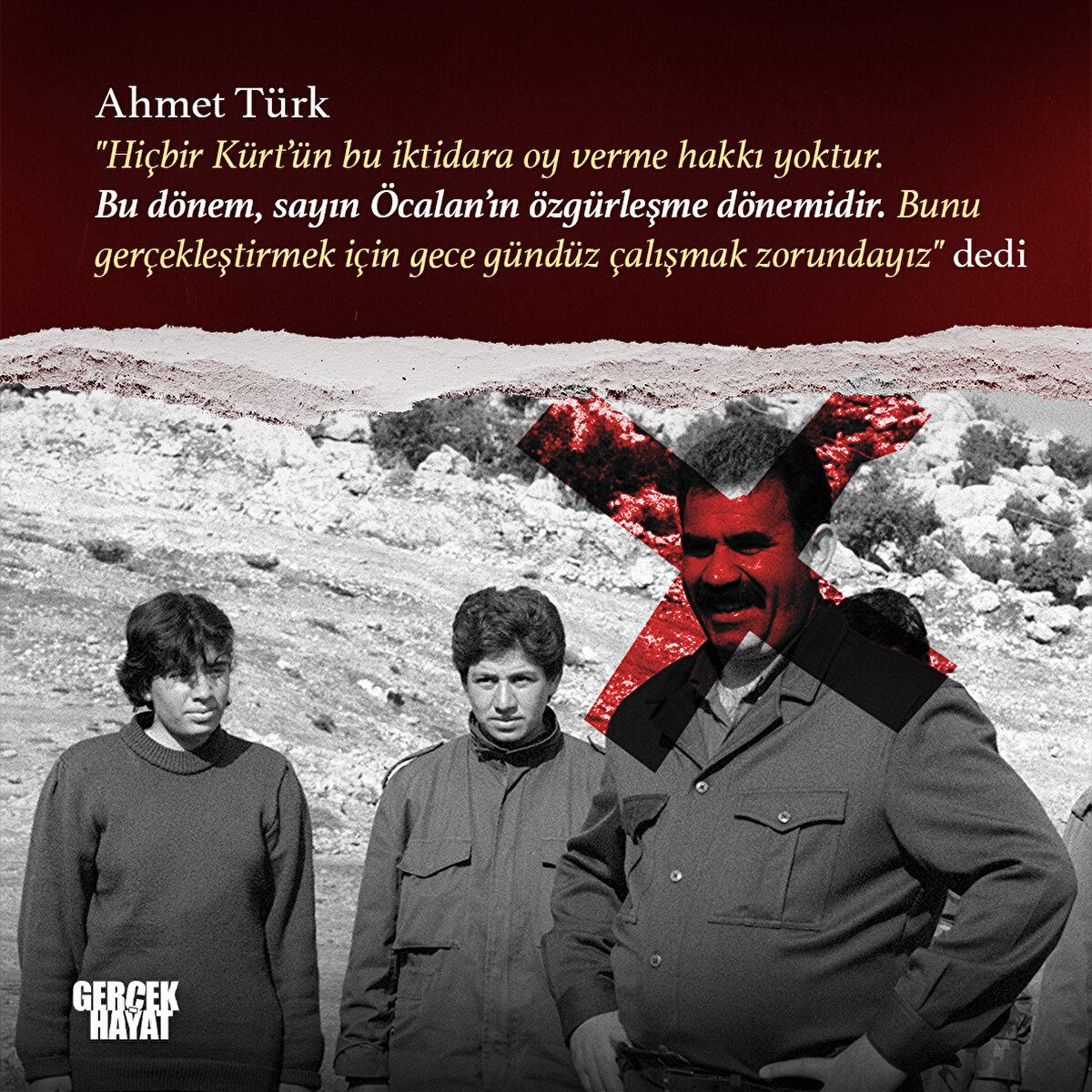 Ahmet Türk, "Bu dönem, sayın Öcalan’ın özgürleşme dönemidir" dedi