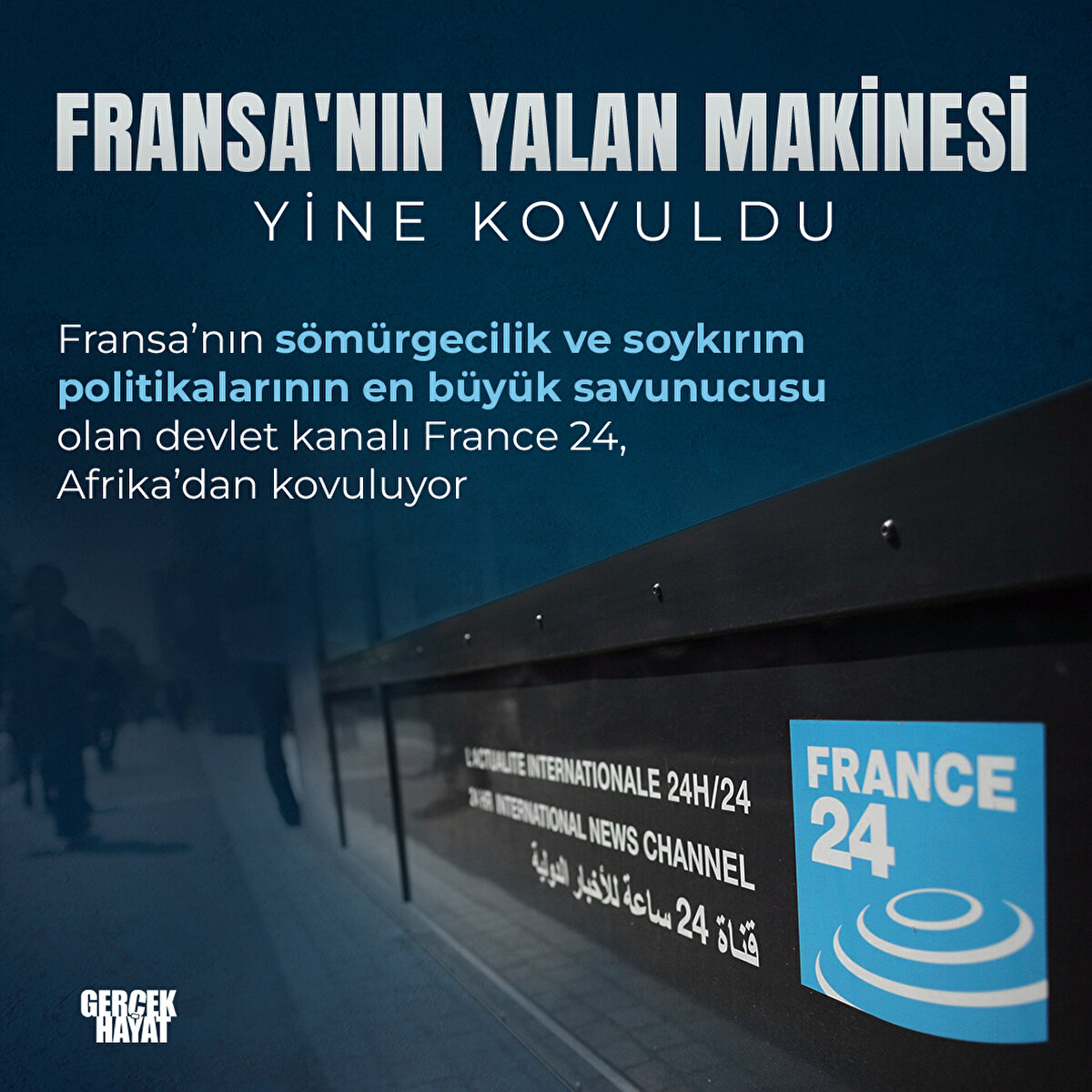 France 24, Afrika’dan kovuluyor