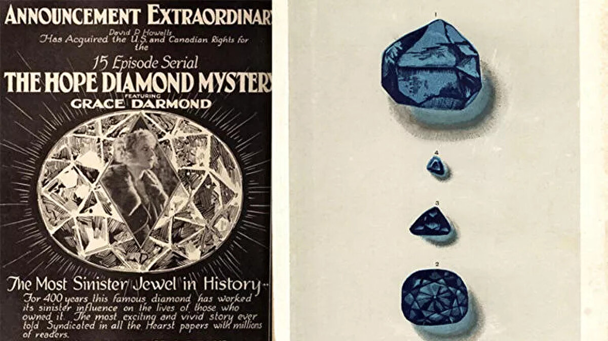 Bazı eşyaların uğursuzluk getirdiğine dair batıl inançlar yüzyıllar boyunca nesilden nesile aktarıldı. Dünyanın en değerli ve en büyük mavi elması olarak bilinen 'Hope Diamond' da bunlar arasında. Elden ele dolaşan bu elmasın sahip olan herkese binbir türlü felaket yaşattığına iddia ediliyor. Anlatılanlar öyle etkileyici ki hikayesi dilden dile dolaşarak günümüze kadar uzandı. <br><br>ŞİVA'NIN ALNINDAN ÇALININCA İŞLER KARIŞTI<br><br>Mavi Elmas ya da orijinal adıyla 'Hope Diamond' değerli bir taş olarak bugüne kadar ona sahip olan herkesin hayatını önemli ölçüde etkilemiş durumda. İsmiyle tezat şekilde negatif etkiler yarattığı konuşulan 112 karat yani 22 gramdan fazla ağırlığa sahip bu taşın geçmişi aslında oldukça eskiye dayanıyor. 1600'lü yıllarda Hindistan için önemli kabul edilen savaş Şiva Heykeli'nin üçüncü gözü olan bu taş, alnından çalındıktan sonra işler karışmaya başladı. İnanışa göre bu hırsızlık sonrası taşa kim sahip olursa bizzat Şiva tarafından lanetleniyor ve hatta sahip olan kişiye ölüm getiriyor.<br><br><br>Hope Elması'nın aslında günümüzden tam olarak 1.1 milyar yıl önce oluştuğu düşünülüyor. Yeryüzünde bulunan diğer elmaslara kıyasla bor atomundan oluştuğu belirtilen bu elmasın benzersiz renginin sebebi de buna bağlanıyor.<br><br>