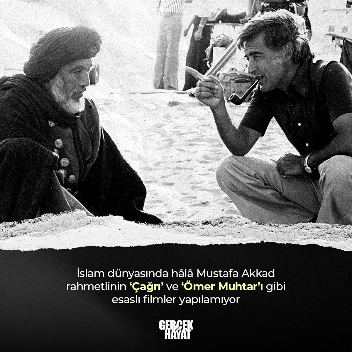 Mustafa Akkad rahmetlinin ‘Çağrı’ ve ‘Ömer Muhtar’ı gibi esaslı filmler yapılamıyor