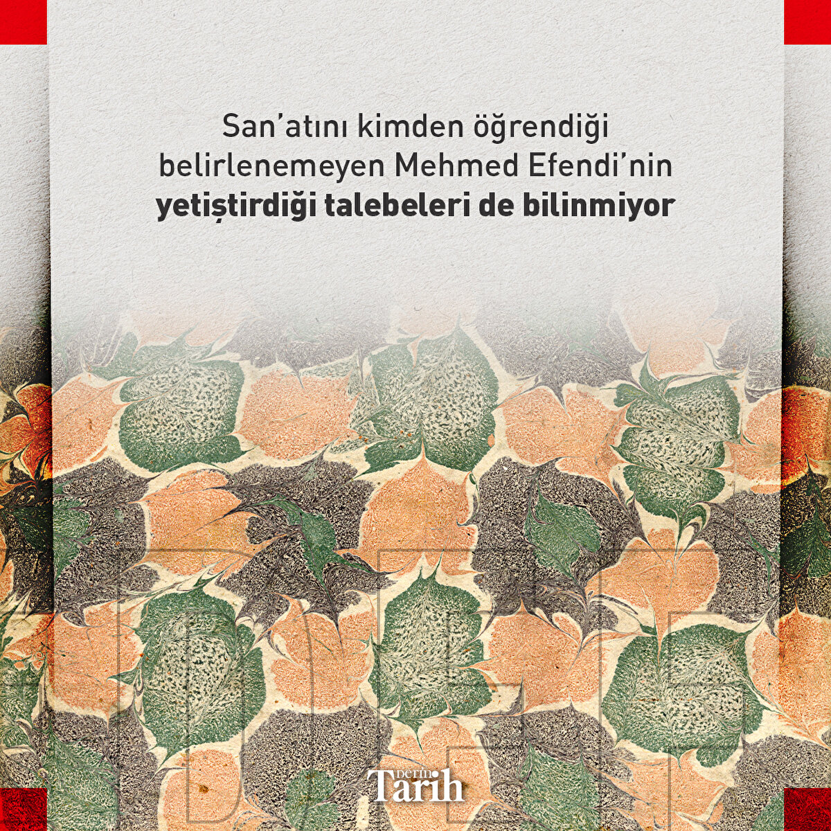 San’atını kimden öğrendiği belirlenemeyen Mehmed Efendi’nin yetiştirdiği talebeleri de bilinmiyor