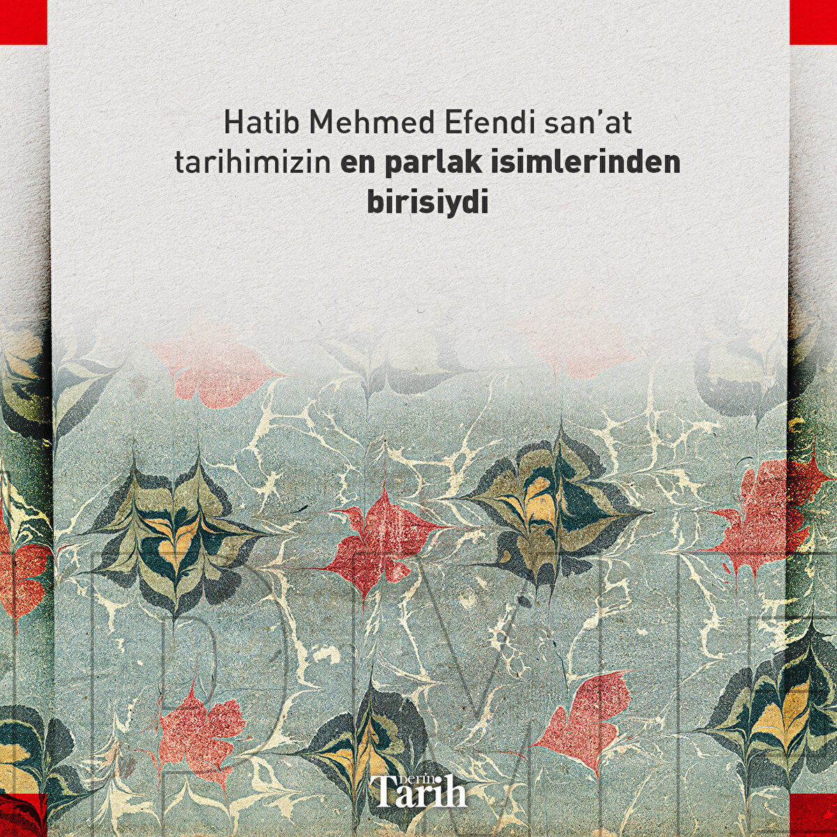 Ebru kağıdının mucidi: Hatib Mehmed Efendi