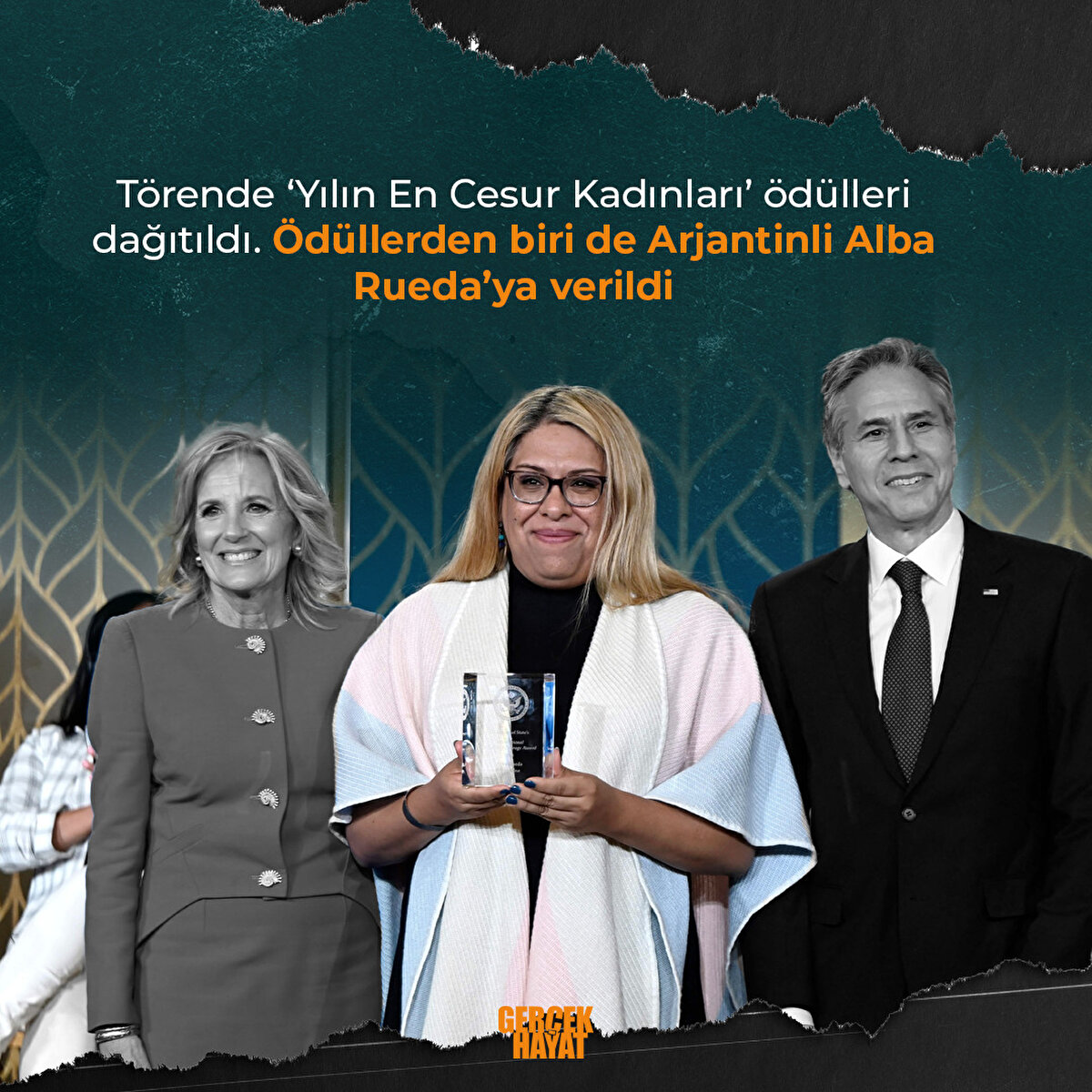 Ödüllerden biri de Arjantinli Alba Rueda’ya verildi