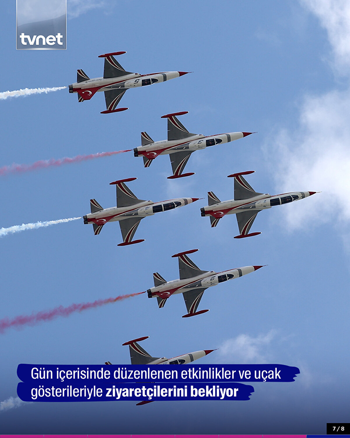  Gün içerisinde düzenlenen etkinlikler ve uçak gösterileriyle ziyaretçilerini bekliyor