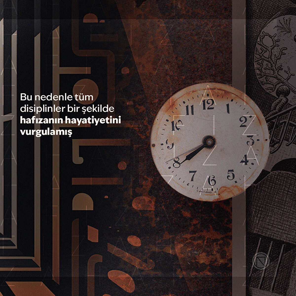 Bu nedenle tüm disiplinler bir şekilde hafızanın hayatiyetini vurgulamış