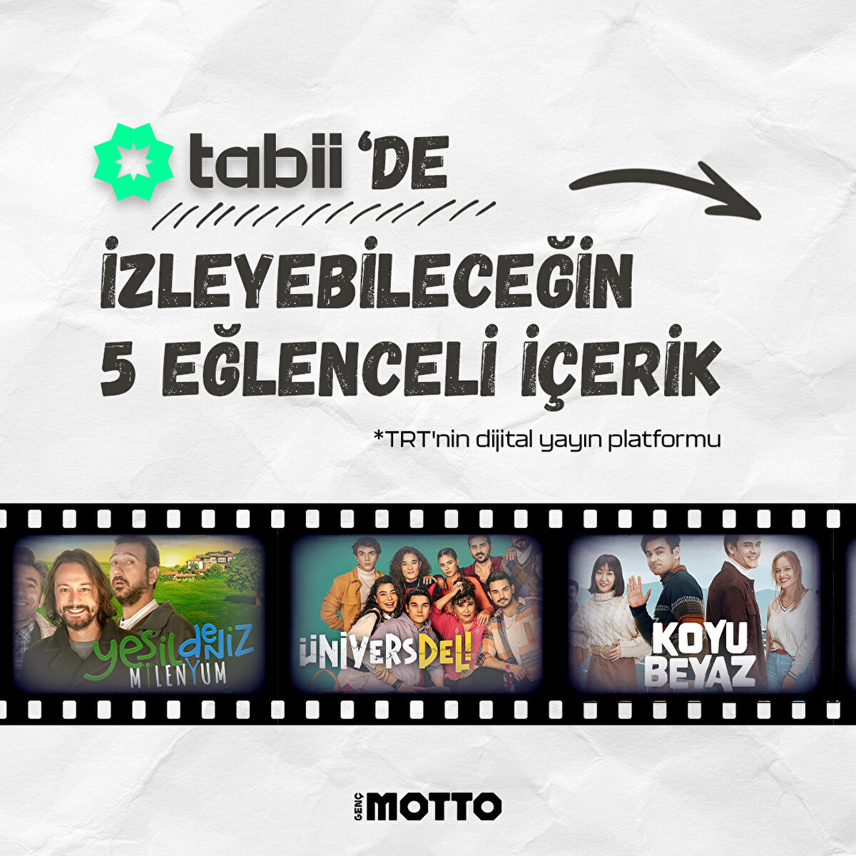 Koyu Beyaz'dan Eyvah Ramazan Bey'e kadar tabii'de izleyebileceğin 5 eğlenceli içerik