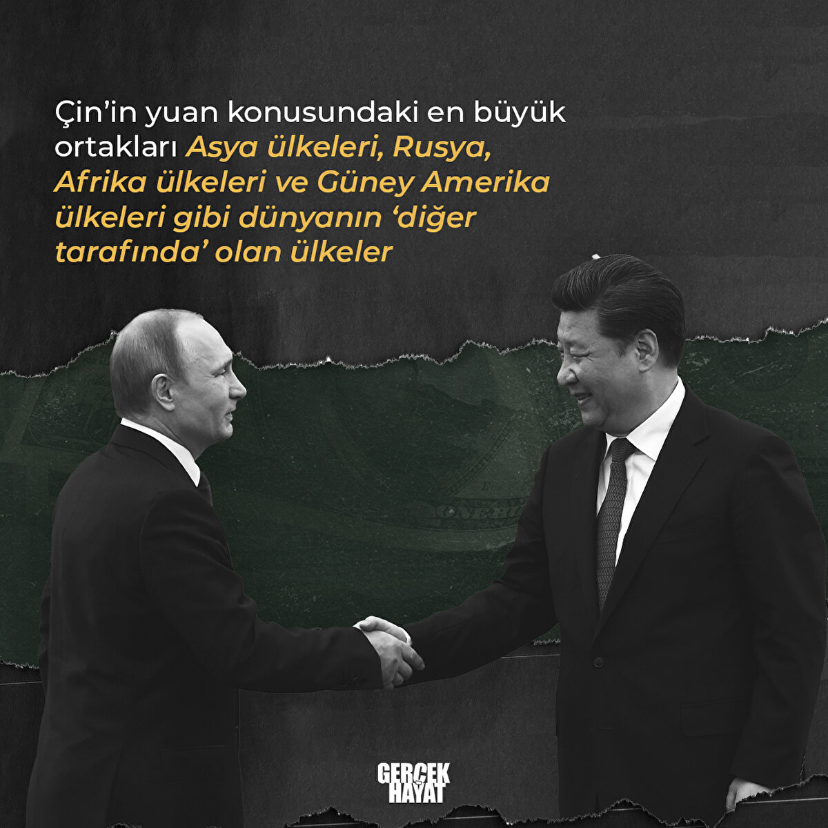 Çin’in yuan konusundaki en büyük ortakları dünyanın ‘diğer tarafında’ olan ülkeler