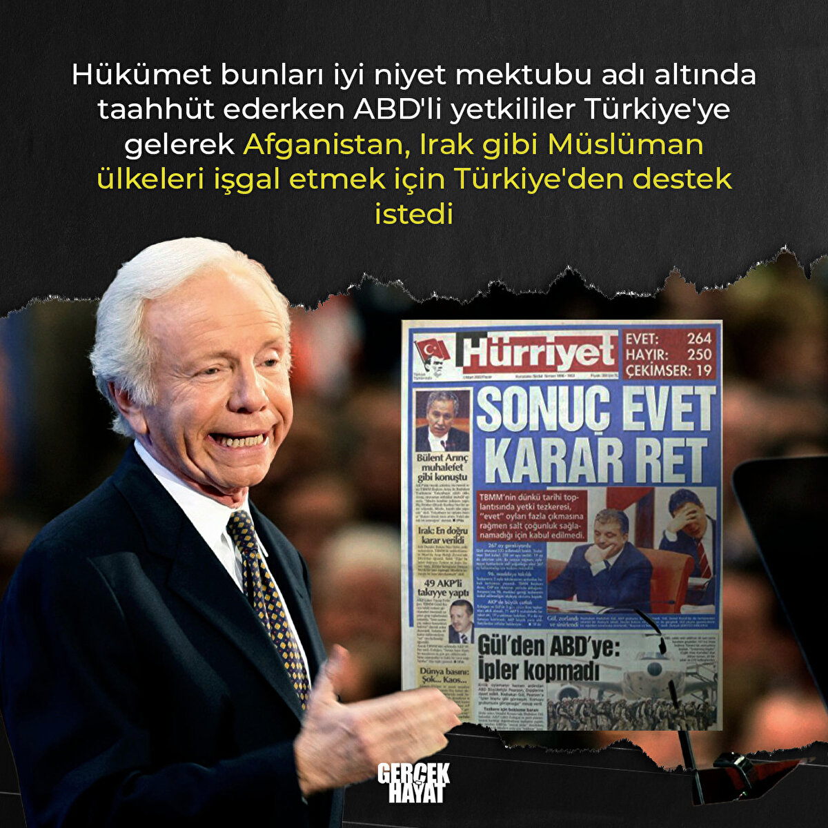 Hükümet bunları iyi niyet mektubu adı altında taahhüt ediyordu