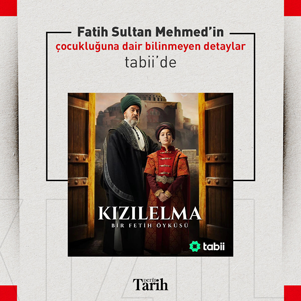 Fatih Sultan Mehmed'in çocukluğuna dair bilinmeyen detaylar tabii'de