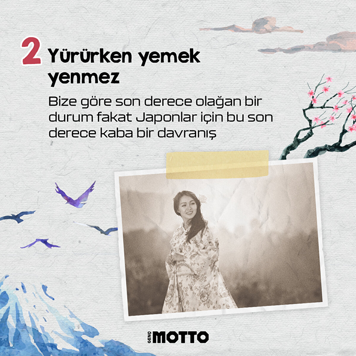 Yürürken yemek yenmez