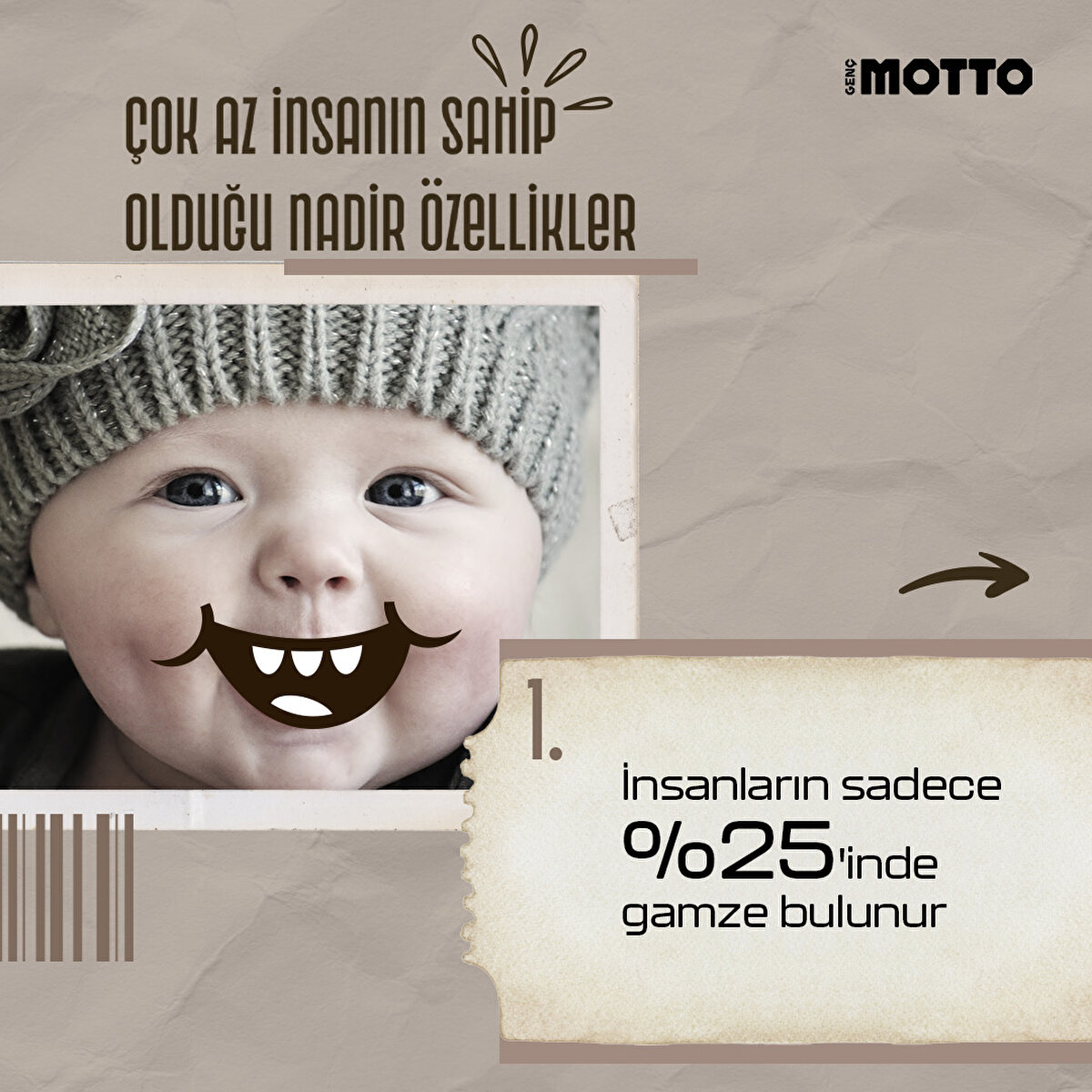 İnsanların sadece %25'inde gamze bulunur